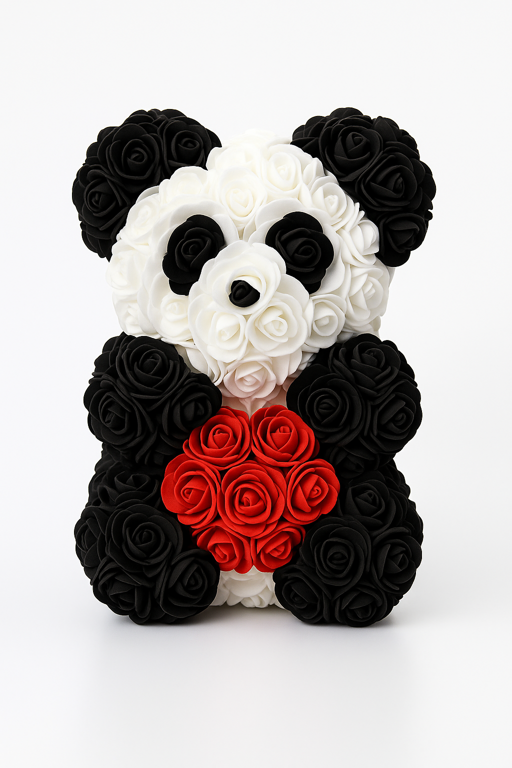 Rose Panda Bamse – Hjerte eller Sløyfe