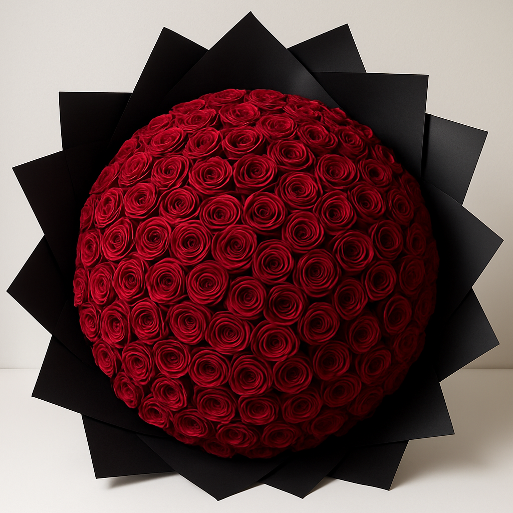 The Royal 100 - 100 røde roser